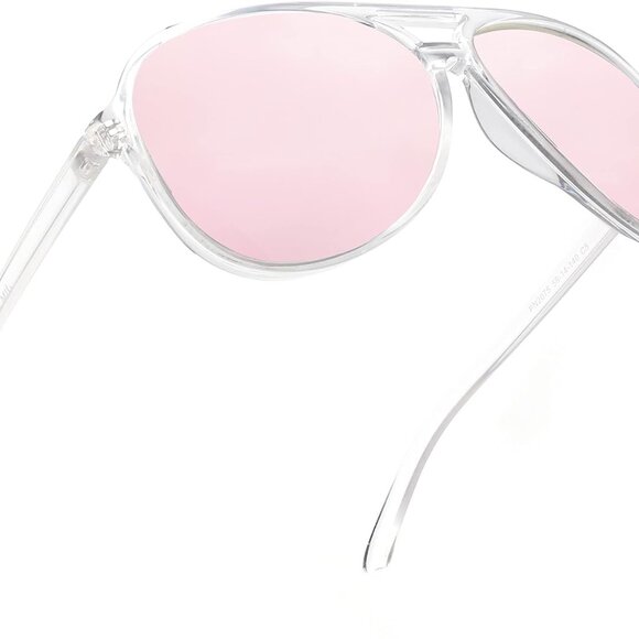 Polarized Aviator Sunglasses Unisex Plastic Driving Outdoor UV Protection - Picture 1 of 6